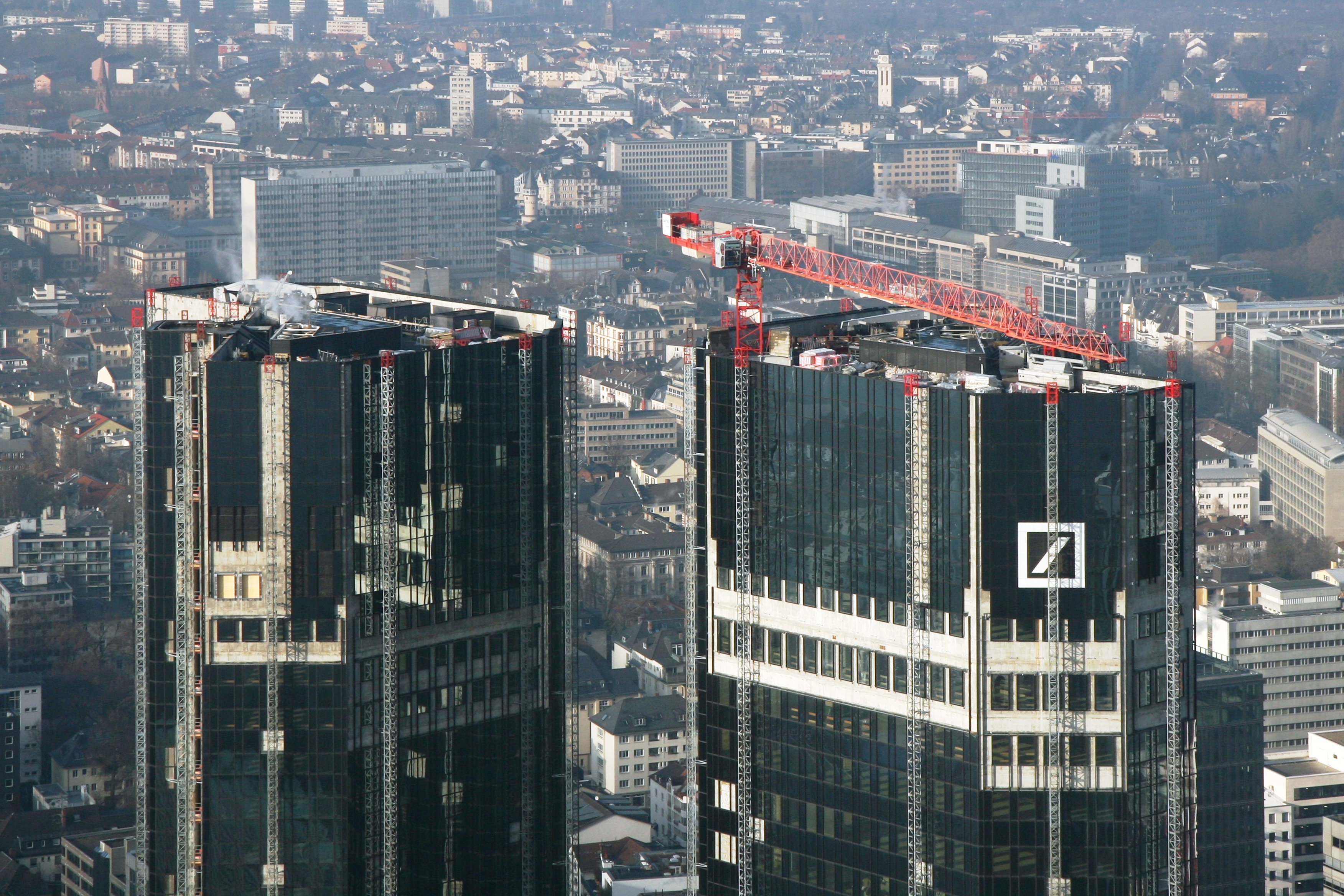 Television Deals Deutsche Bank Towers Frankfurt